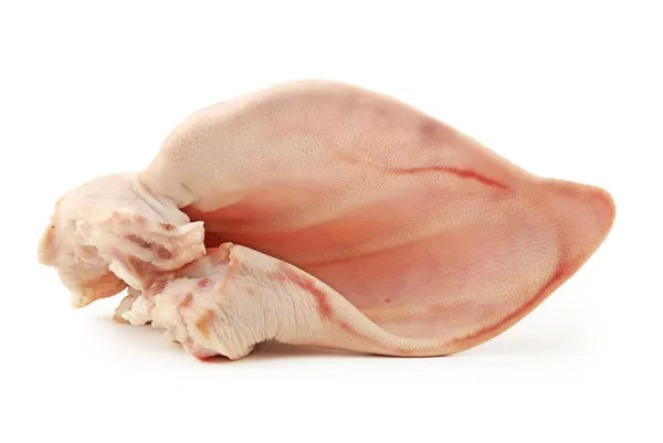 Orejas de cerdo crudas